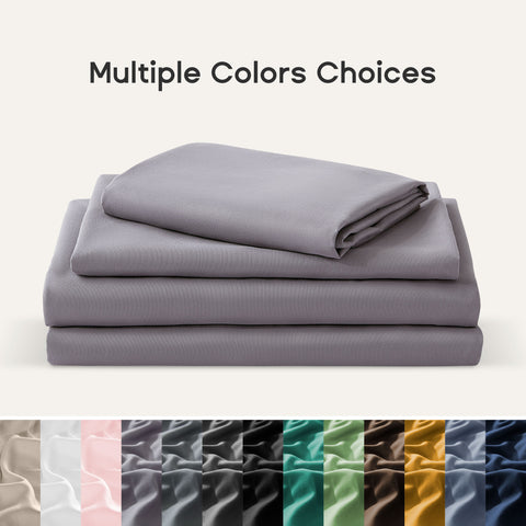 Sonive Bed Sheet Sets, Ultra Soft Breathable Luxury 3-4 Piece